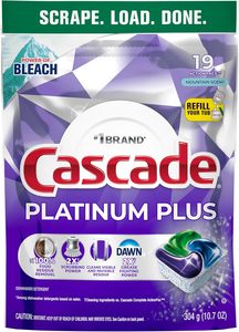 Cascade Platinum Dishwasher Detergent Powder 92 Fresh Scent ActionPacs <b>Net</b> Wt 51.2 Ounce - Product Image 3