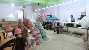 Abat-jour en coton doux fait à la main pour un éclairage doux Atmosphère relaxante Lampes de chevet Lampes de sol Couvertures d'éclairage mural - Product Image 4