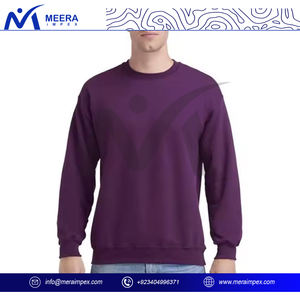 Sudadera de cuello redondo ultrasuave de alta calidad para hombre, 240 gramos, tejido acogedor, sólido, duradero, bordado para uso diario, clima frío - Product Image 2