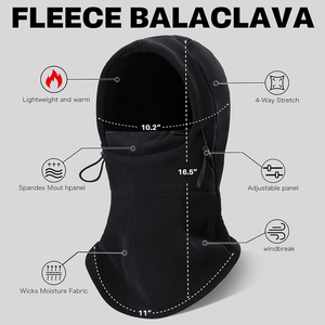 หน้ากากไหมพรมน้ำหนักเบาปรับแต่งได้กันลมสำหรับกีฬาตกปลาเล่นสกีขี่จักรยานเดินป่า - Product Image 4