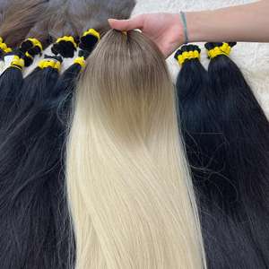 Gros en vrac naturel droit, grand stock de cheveux vierges de qualité supérieure 100% cheveux vierges, cheveux bruts vietnamiens - Product Image 1