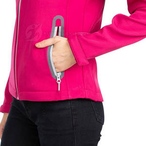 Vestes Softshell pour femmes sur mesure, en coton uni teint, respirantes, à séchage rapide, imperméables - Product Image 5