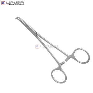 MIXTER-Pince hémostatique incurvée pour bébés pédiatriques de 5 pouces, manuelle, en acier inoxydable, partiellement dentelée, à saisir chirurgicalement MOL - Product Image 6