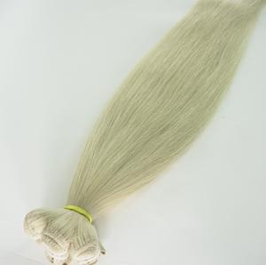 Venta caliente Extensiones de cabello virgen-Trama de cabello Color Rubio Extensión de cabello Genius Trama - Product Image 5