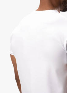 Nouveauté T-shirts décontractés grande taille pour hommes, coupe ajustée, logo personnalisé, coupe musclée, léger, col rond, vente en gros de jersey Hip Hop long - Product Image 6