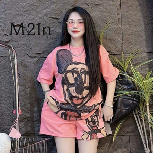 Ensemble d'été deux pièces pour femme, confortable, naturel, tendance, lavable, emballage personnalisé, fabriqué au Vietnam - Product Image 6