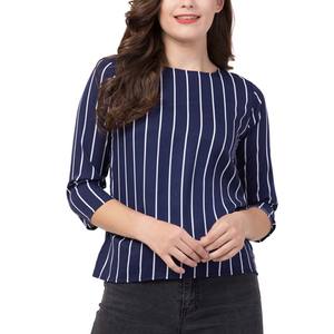 Camiseta de manga corta para mujer, 100% algodón, cuello redondo, venta al por mayor - Product Image 1