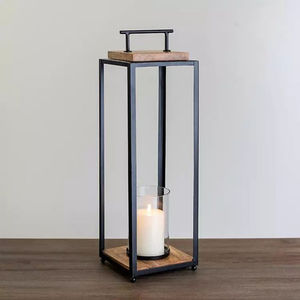 Great Quality Metal and Iron <b>Candle</b> Stand Vintage Design <b>Black</b> and Gold Color <b>Candle</b> Holder at Affordable Price - Product Image 6