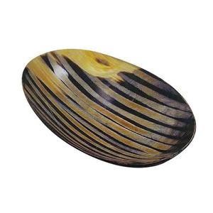 Plato de servicio decorativo hecho a mano con cuerno de búfalo pulido, vajilla ecológica elegante para comedor rústico para hoteles - Product Image 4