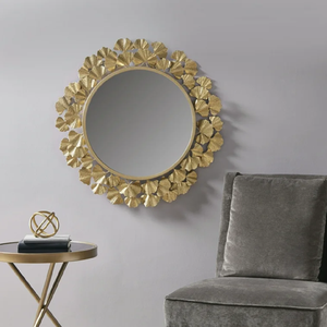 Espejo moderno Sunburst con diseño de alambre metálico de radios, una pieza decorativa única, disponible a precios al por mayor. - Product Image 4