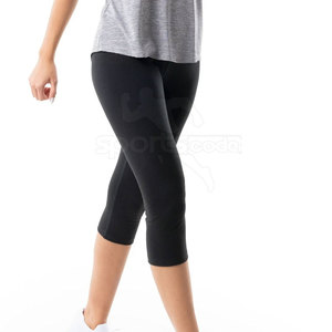 Leggings de sport courts en mélange doux de Spandex/Polyester, respirants et écologiques, pour le yoga, l'entraînement, le quotidien et un style de vie actif – Pour tous - Product Image 3