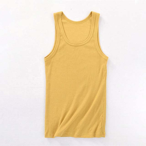 Débardeurs Muscle Fit avec logo personnalisé Débardeurs sans manches en coton pour hommes avec service OEM Vente en gros - Product Image 3