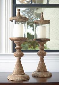 Portavelas de madera - Product Image 4