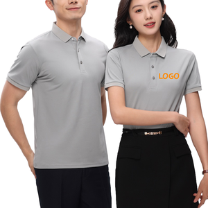 200gsm 100% Heavy Cotton Polos Manga Corta Verano Personalizado Bordado Impreso Camiseta Hombre Polo Shirt - Product Image 1