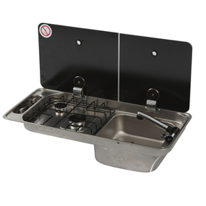 Évier <span class=keywords><strong>de</strong></span> cuisinière à gaz brûleur en acier inoxydable - Product Image 6