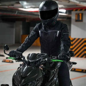 เสื้อแจ็กเก็ตมอเตอร์ไซค์ของผู้หญิงผ้าแคนวาสแบบถักกันน้ำกันลมมีสไตล์เสื้อนอกบุนวมป้องกันโลโก้ตามสั่ง - Product Image 1