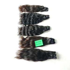 Extensiones de cabello vietnamita natural Remy, color negro virgen, recto, suelto, onda profunda, ninguno, tipo de cabello indio procesado químicamente - Product Image 3