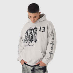 Pull à capuche personnalisé à la mode pour hommes sweat à capuche de voyage respirant Logo personnalisé en relief grande taille sweats à capuche d'hiver - Product Image 1