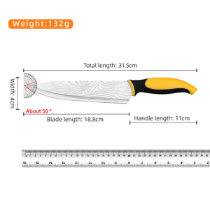 ชุดมีดโอเอ็มแบบกำหนดเองมีดเชฟแบบญี่ปุ่นที่ดีที่สุดทนทานมีดทำครัวสำหรับใช้ในบ้าน - Product Image 5