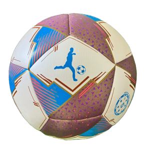 Ballons de football de haute qualité personnalisés avec logo privé pakistanais, vente chaude, cuir PU PVC de première classe - Product Image 1