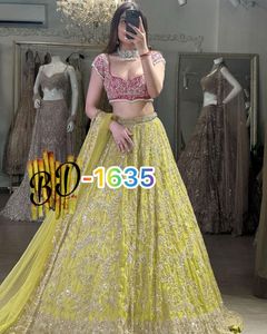 Vestido de encaje de moda de verano con estilo para mujer con imitación de Georgette Cancan Canvas Patta bordado lentejuelas trabajo - Product Image 2