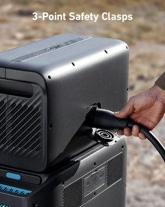 สถานีไฟฟ้าพกพา Anker 2000W 900Wh ลิเธียมไอออน อินเวอร์เตอร์คลื่นไซน์บริสุทธิ์ ช่องเสียบ Type C เครื่องกำเนิดไฟฟ้าพลังงานแสงอาทิตย์สำหรับรถยนต์ - Product Image 4