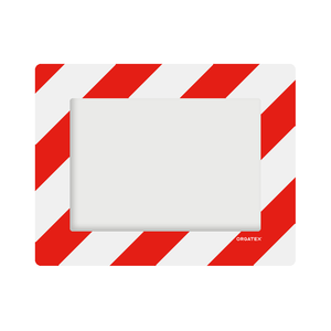 LongLife Trasparente - Marcatura del Pavimento Finestra del Pavimento, autoadesivo DIN A4, Rosso/Bianco, 10 pz. / Confezione.- L - Product Image 1