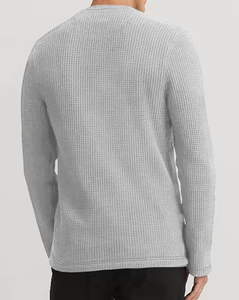 T-shirt à manches longues en coton 100% de haute qualité, 240 GSM, épaules tombantes, taille personnalisée, logo multicolore, t-shirt à col rond surdimensionné pour homme - Product Image 2