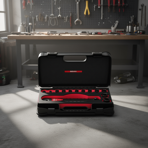 Usag 13-Piece Assortment <b>Impact</b> <b>Socket</b> Set with Chain Extensions ABS Case - Product Image 3