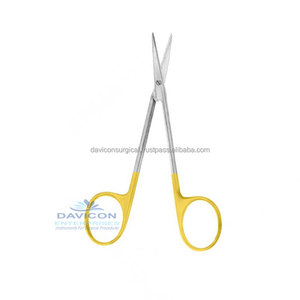 Tijeras Manuales SuperCut para Estrabismo con Insertos TC - La Base de los Instrumentos Quirúrgicos con Certificación CE ISO DAVICON DE-1331 - Product Image 4