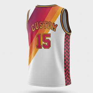 Maillot de basket-ball personnalisé pour hommes, identité d'équipe personnalisée et numéro de joueur, débardeur de sport respirant - Product Image 5