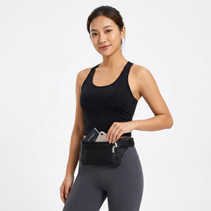 Custom Large Capacity Zipper Nylon Fanny Pack Water-Resistant Crossbody Unisex Fashion Sporty Travel Polyester Bags - Product Image 1
