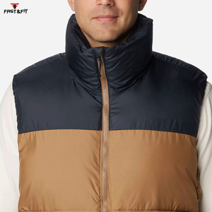 Chaquetas sin mangas con capucha a prueba de viento informales transpirables cortavientos para exteriores de invierno hechas en Pakistán - Product Image 6