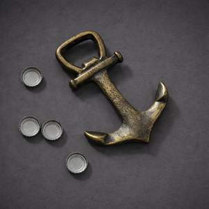 Abridor de Botellas de Hierro Fundido con Diseño Náutico Vintage, Agarre Fuerte, Acabado Duradero, Perfecto para el Hogar, Bar, Cocina y Decoración Costera - Product Image 3