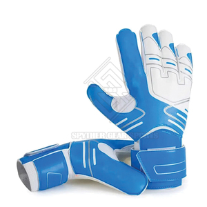 Gants de gardien de but en cuir, dernier design, ajustement confortable, séchage rapide, respirants, antidérapants, fermeture à boucle auto-agrippante, protection des doigts - Product Image 2