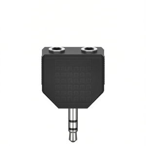 Conector y Enchufe de Audio Negro, 2 Puertos, 00205191, Divisor y Convertidor de Audio - Product Image 3