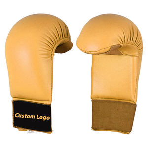 Manoplas de entrenamiento de Karate con diseño de logotipo personalizado de calidad superior Goma ligera para boxeo y manoplas hechas a mano de Karate - Product Image 1