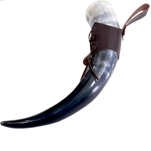 Cuerno vikingo para beber de alta calidad, diseño natural ecológico con soporte, aceptación de logotipo personalizado para Decoración - Product Image 1