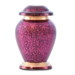 Urna de cremación de latón con acabado dorado y banda de grabado Urna de recuerdo de metal de alta calidad para cenizas humanas - Product Image 4