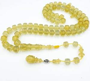 ACCESSOIRES Chapelet Turquoise Accessoires de Prière Tasbih Vente en Gros Tasbih avec Perles en Résine Naturelle Formes Perles de Prière - Product Image 1