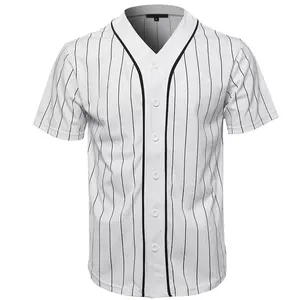 Ensemble de maillot et de pantalon de baseball personnalisé, uniforme d'équipe, impression par sublimation, boutonnière, vêtements de sport performants, kit complet - Product Image 2