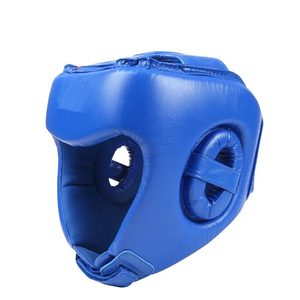 Protector de cabeza de boxeo facial de material PU más vendido OEM Equipo de protección superior para boxeo - Product Image 1