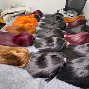 วิกผมบ๊อบผมมนุษย์10นิ้ววิกผมต่อผมสีต่างๆ2x4ส่วนกลางเวียดนาม - Product Image 1