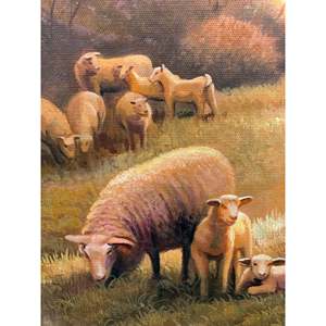 Dipinto a mano 100% dipinto a olio gesus 36in X 24in stile classico astratto con supporto per telaio in cotone - Product Image 5