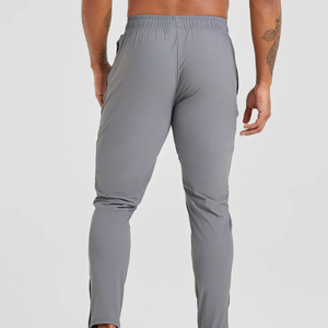 กางเกงขาตรงเอวยืดได้สำหรับผู้ชายกางเกงผ้าลินินลำลองบางสีทึบน้ำหนักเบา - Product Image 5