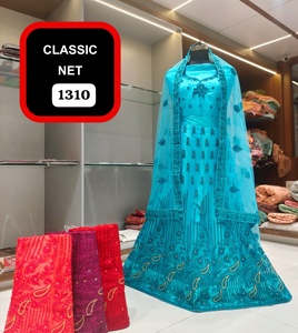 Vente chaude Bollywood Style femmes Lehenga Choli indien pakistanais vêtements pour la fête de mariage porter disponible prix de gros - Product Image 2