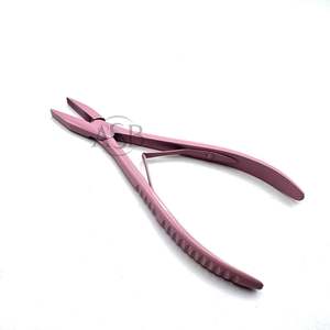 Pinzas para Extensiones de Cabello Multifuncionales con Microperlas Rosadas, Impresión de Logotipo Personalizado, Herramienta para el Cuidado del Cabello, Servicio OEM al por Mayor - Product Image 1