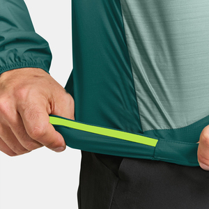 Chaqueta cortavientos para hombre con logotipo personalizado, cortavientos impermeable de nailon transpirable para deportes al aire libre, ropa de invierno de talla grande - Product Image 6