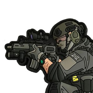 3D bán buôn mềm PVC cao su biểu tượng các bản vá lỗi với sự ủng hộ Hooks tùy chỉnh mềm PVC cao su các bản vá lỗi với nhiều màu tiêm - Product Image 2