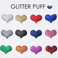 Vinilo de transferencia de calor Glitter Puff HTV rollos Dae Ha Glitter y efectos 3D HTV Diseños tridimensionales voluminosos hechos en Corea